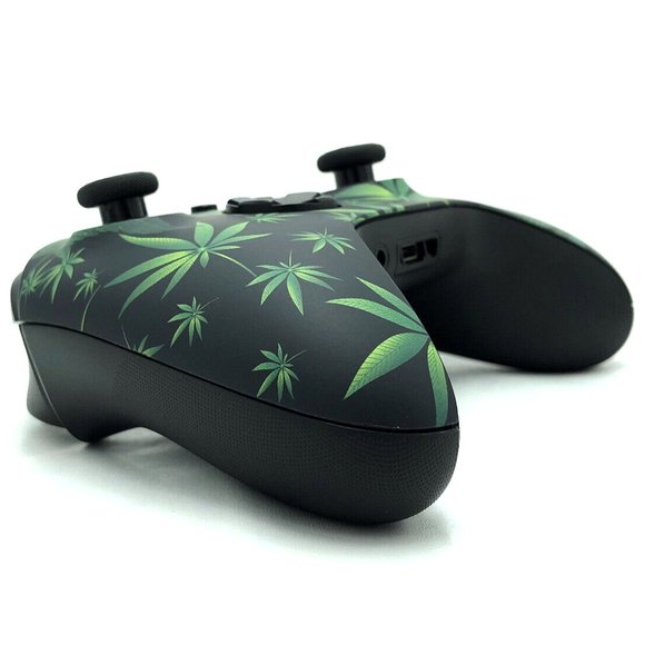 Custom Microsoft Xbox Series X / S Wireless Controller - Green Weeds Leaf - Picture 6 of 8
